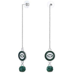 New York Jets Women's Chain Pierce Shambala Earrings